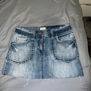 Denim Mini Skirt